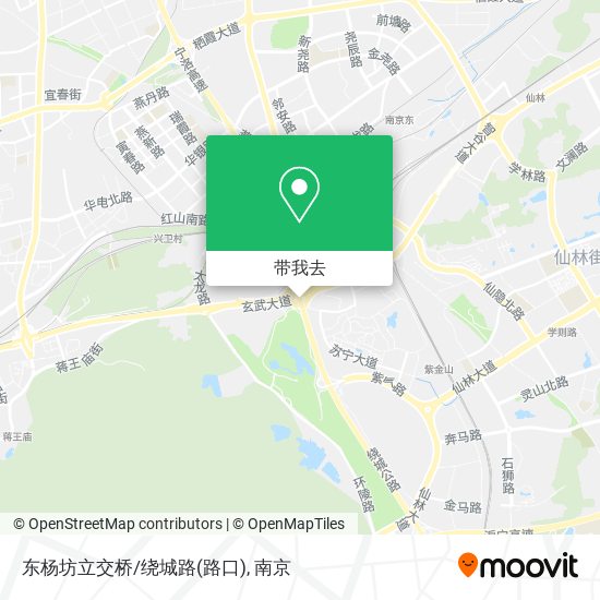 东杨坊立交桥/绕城路(路口)地图