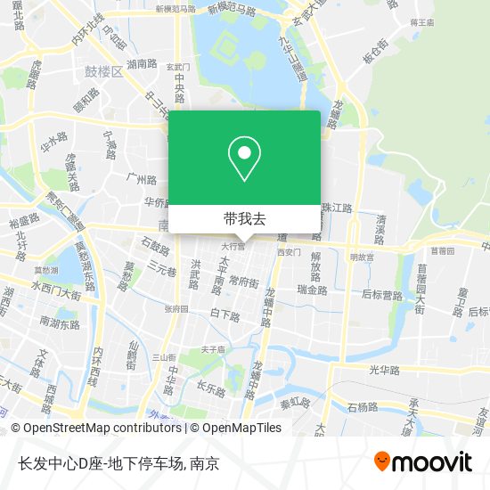 长发中心D座-地下停车场地图