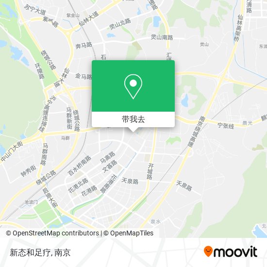 新态和足疗地图