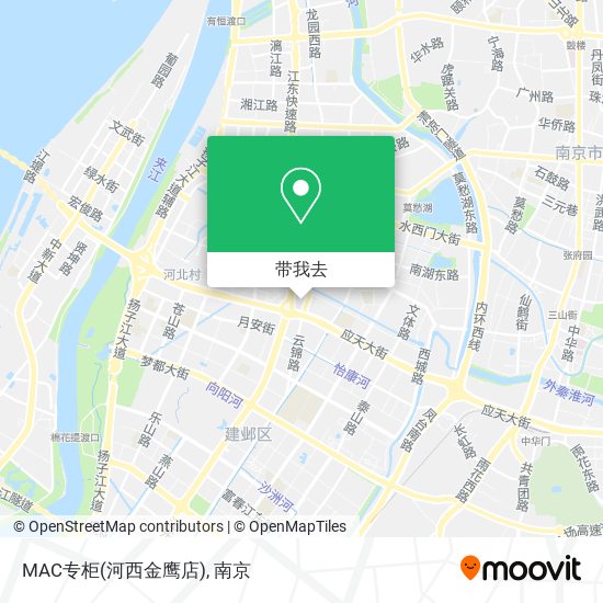 MAC专柜(河西金鹰店)地图