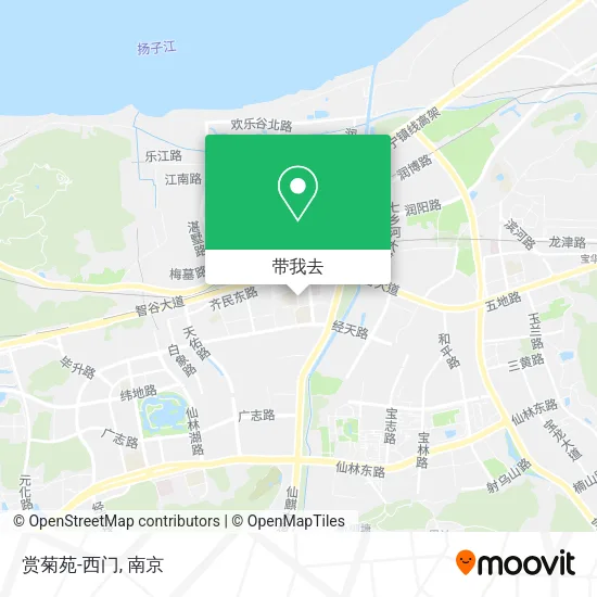 赏菊苑-西门地图
