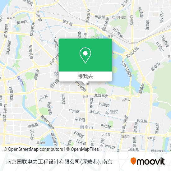 南京国联电力工程设计有限公司(厚载巷)地图