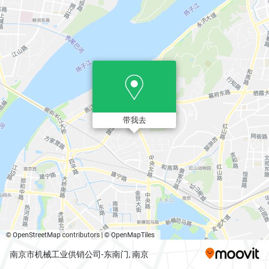 南京市机械工业供销公司-东南门地图