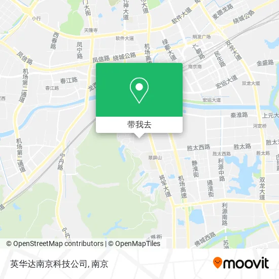 英华达南京科技公司地图