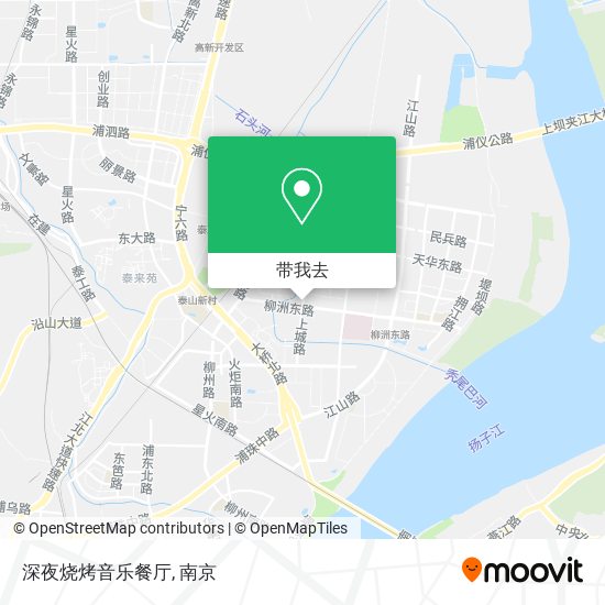 深夜烧烤音乐餐厅地图