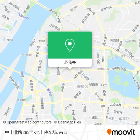 中山北路283号-地上停车场地图