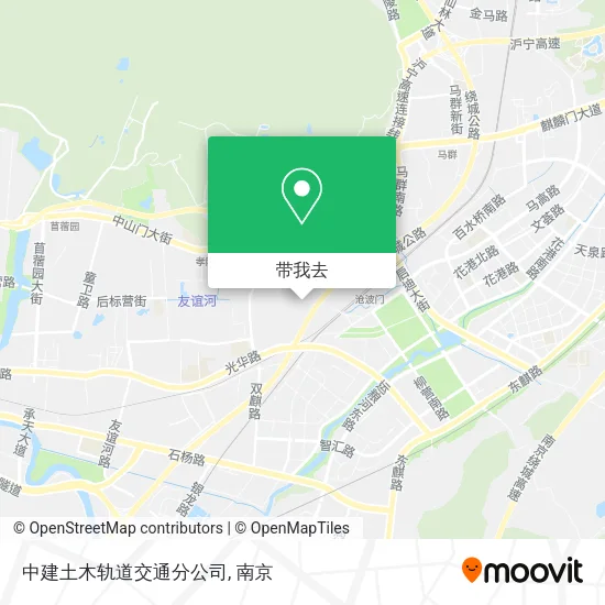 中建土木轨道交通分公司地图