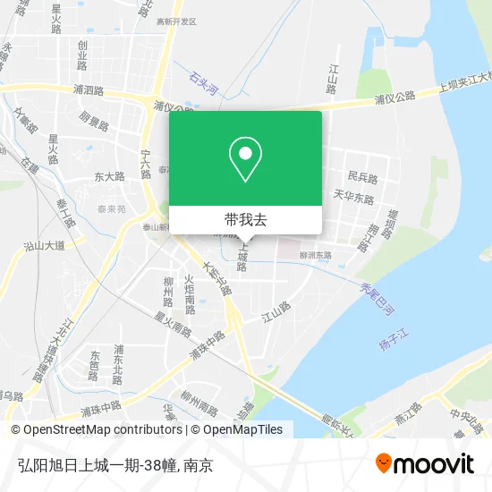 弘阳旭日上城一期-38幢地图