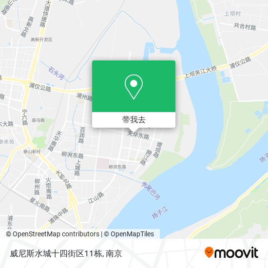 威尼斯水城十四街区11栋地图