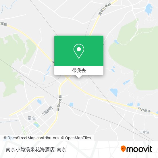 南京小隐汤泉花海酒店地图