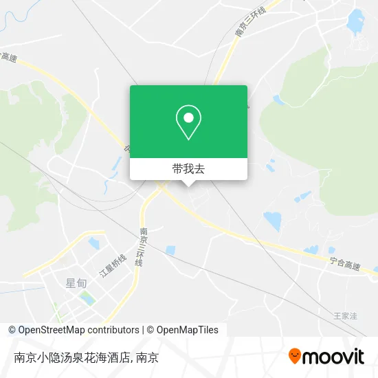 南京小隐汤泉花海酒店地图
