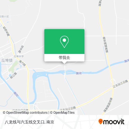 八龙线与六玉线交叉口地图