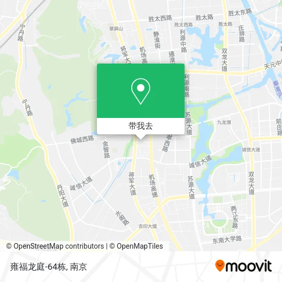 雍福龙庭-64栋地图