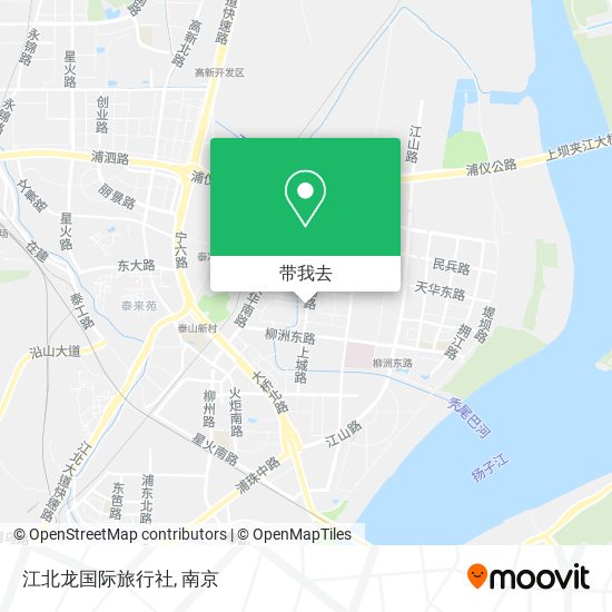 江北龙国际旅行社地图