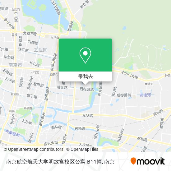 南京航空航天大学明故宫校区公寓-B11幢地图