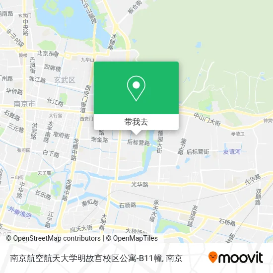 南京航空航天大学明故宫校区公寓-B11幢地图