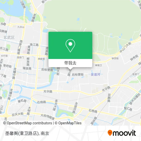 墨馨阁(童卫路店)地图