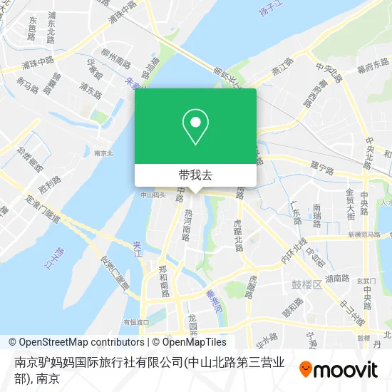 南京驴妈妈国际旅行社有限公司(中山北路第三营业部)地图