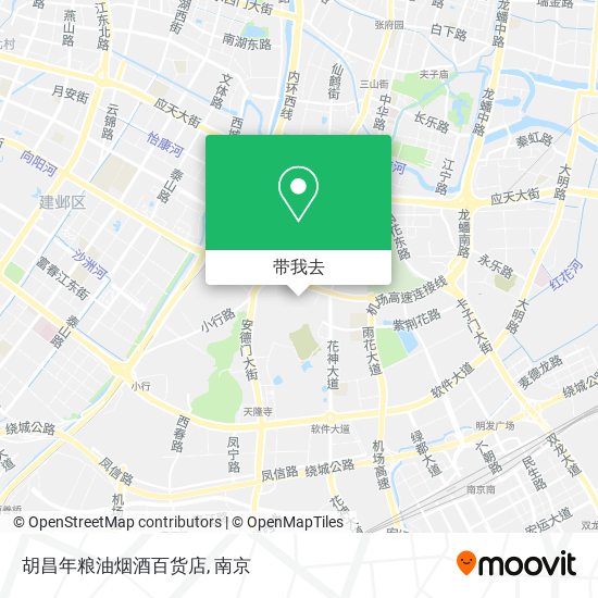 胡昌年粮油烟酒百货店地图
