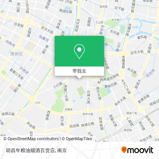 胡昌年粮油烟酒百货店地图