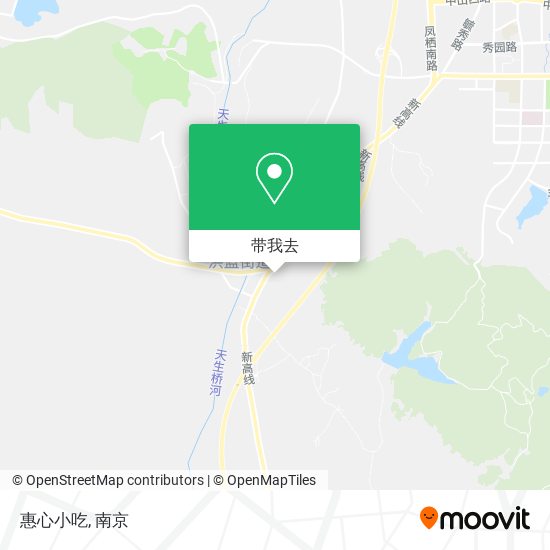 惠心小吃地图