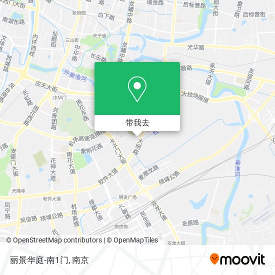 丽景华庭-南1门地图