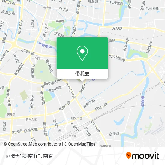 丽景华庭-南1门地图