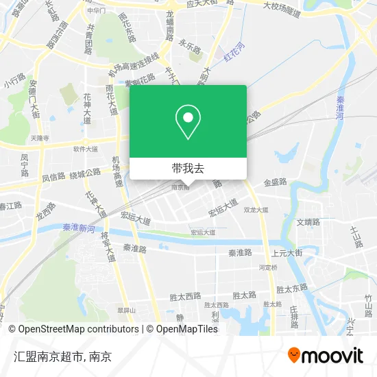 汇盟南京超市地图