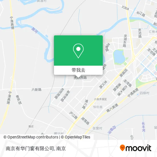 南京有华门窗有限公司地图