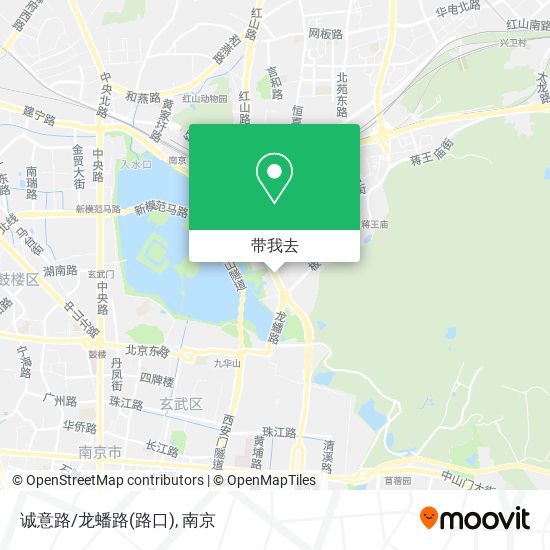 诚意路/龙蟠路(路口)地图