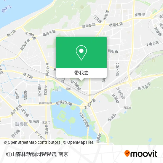 红山森林动物园猩猩馆地图