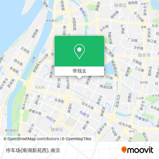 停车场(南湖新苑西)地图