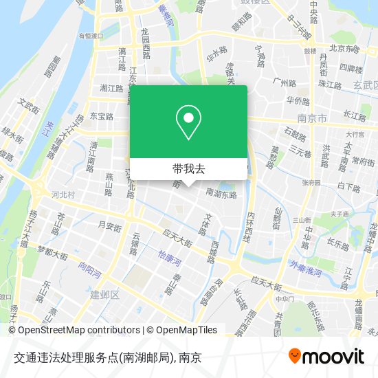 交通违法处理服务点(南湖邮局)地图