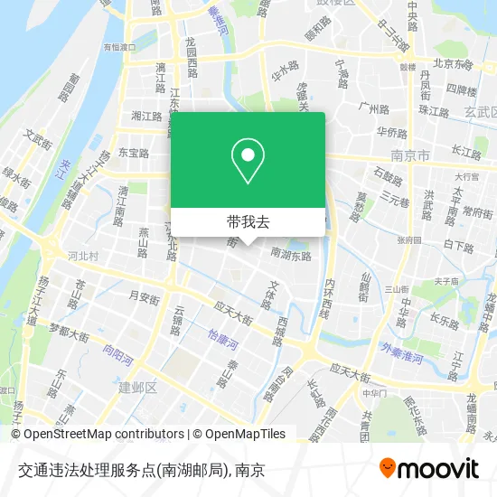 交通违法处理服务点(南湖邮局)地图