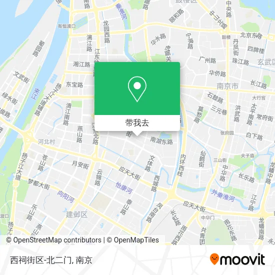 西祠街区-北二门地图