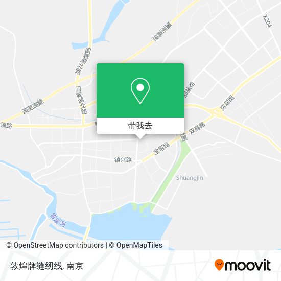 敦煌牌缝纫线地图