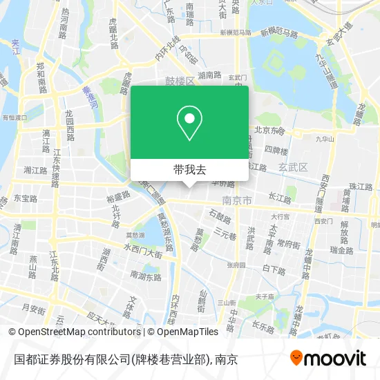 国都证券股份有限公司(牌楼巷营业部)地图