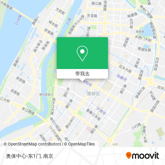 奥体中心-东1门地图