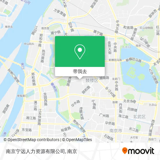 南京宁远人力资源有限公司地图