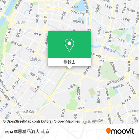 南京摩恩精品酒店地图