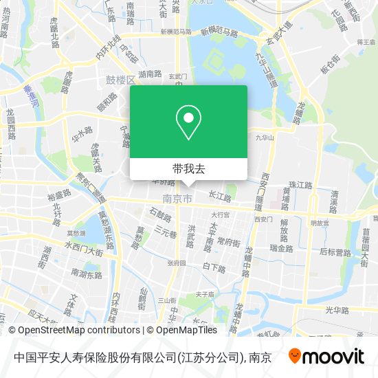 中国平安人寿保险股份有限公司(江苏分公司)地图