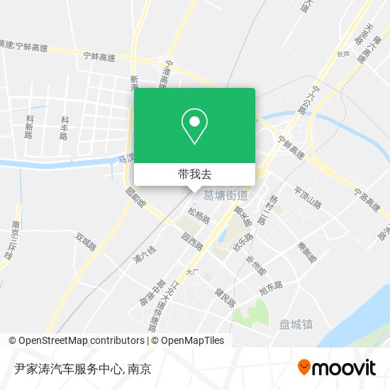 尹家涛汽车服务中心地图