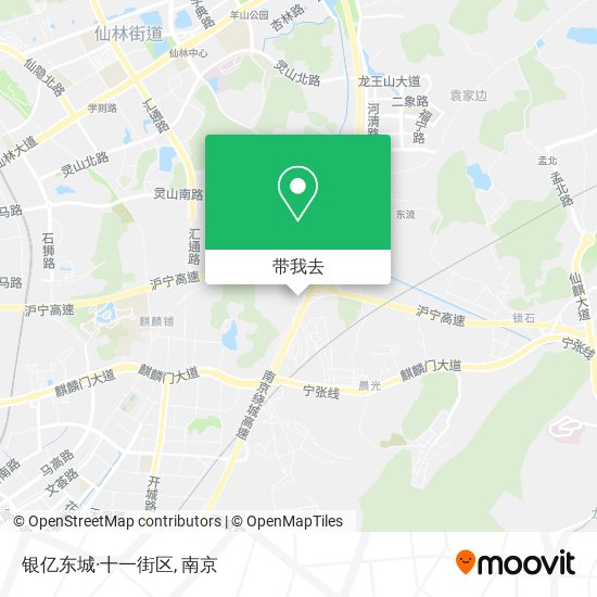 银亿东城·十一街区地图