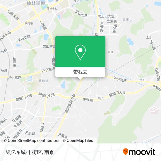 银亿东城·十街区地图