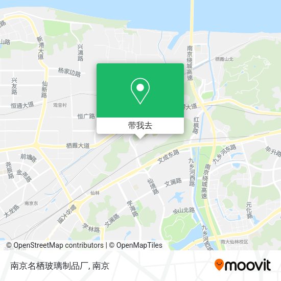 南京名栖玻璃制品厂地图