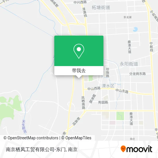 南京栖凤工贸有限公司-东门地图