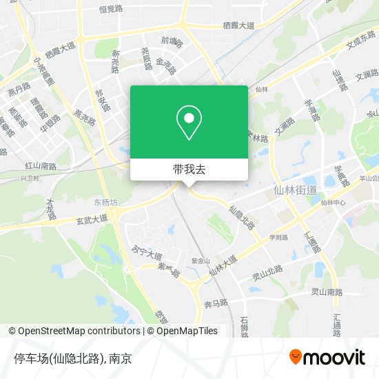 停车场(仙隐北路)地图