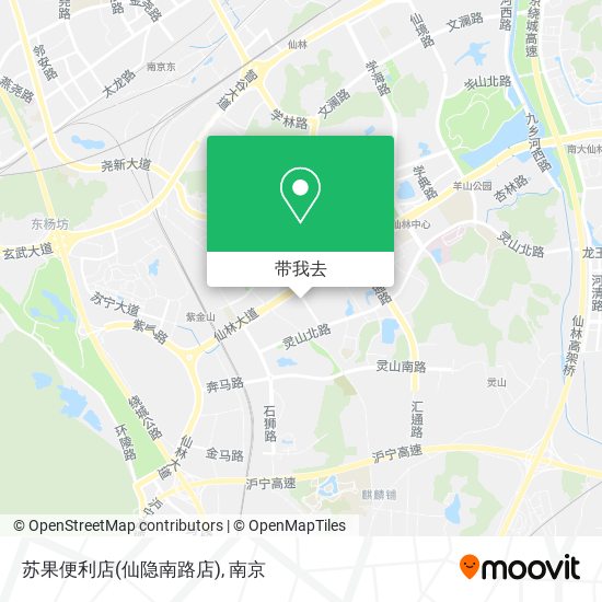 苏果便利店(仙隐南路店)地图