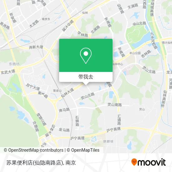 苏果便利店(仙隐南路店)地图
