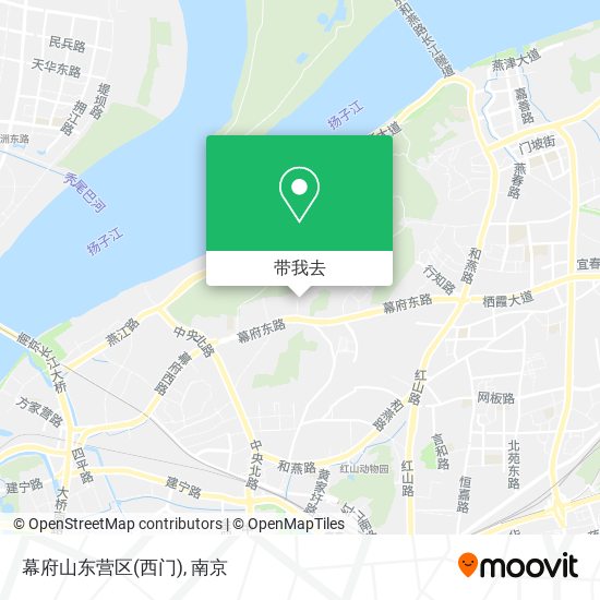 幕府山东营区(西门)地图